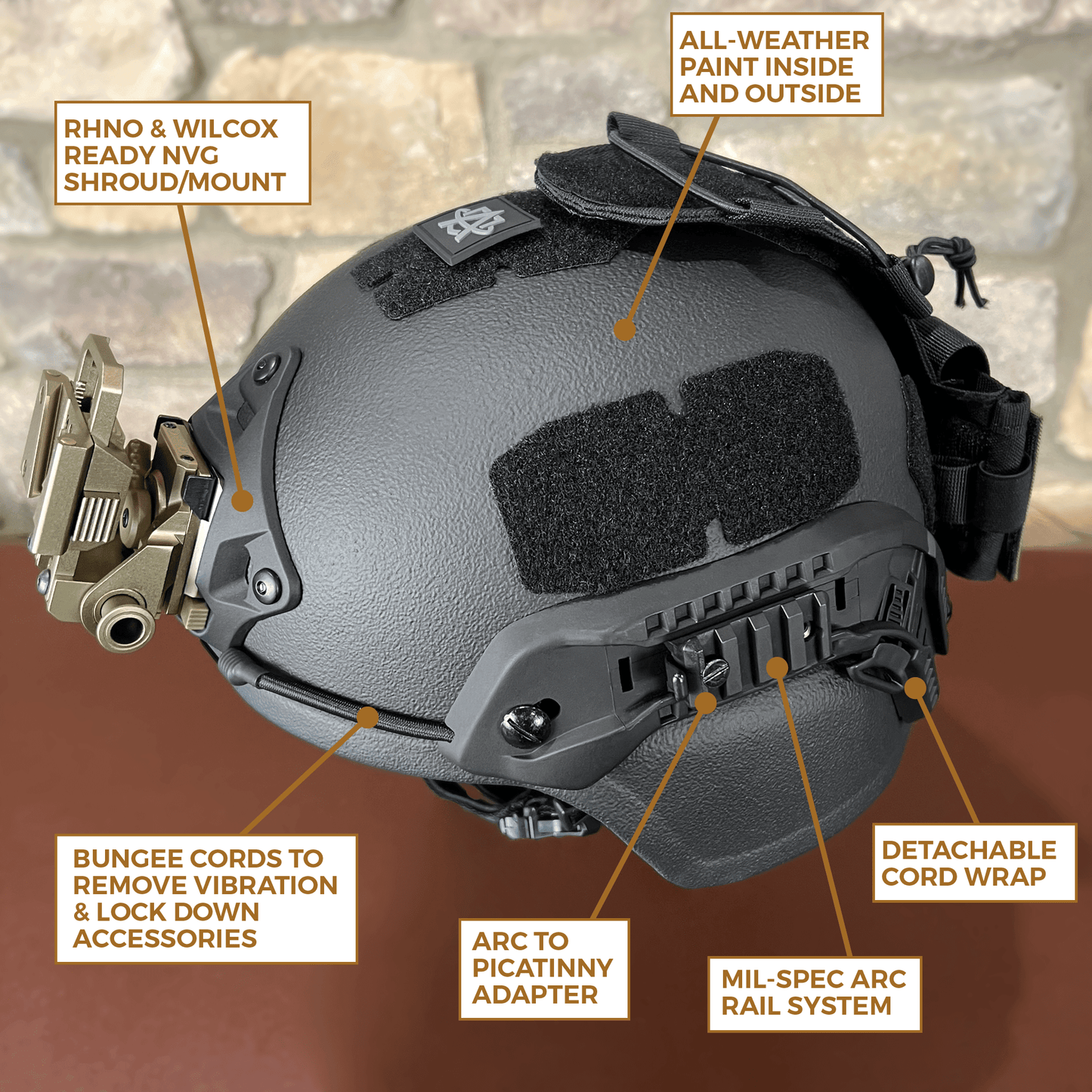 MICH/ACH BALLISTIC HELMET | NIJ LEVEL IIIA+
