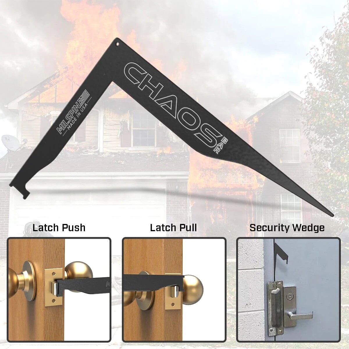 MILSPIN CHAOS BAR DOOR ENTRY TOOL