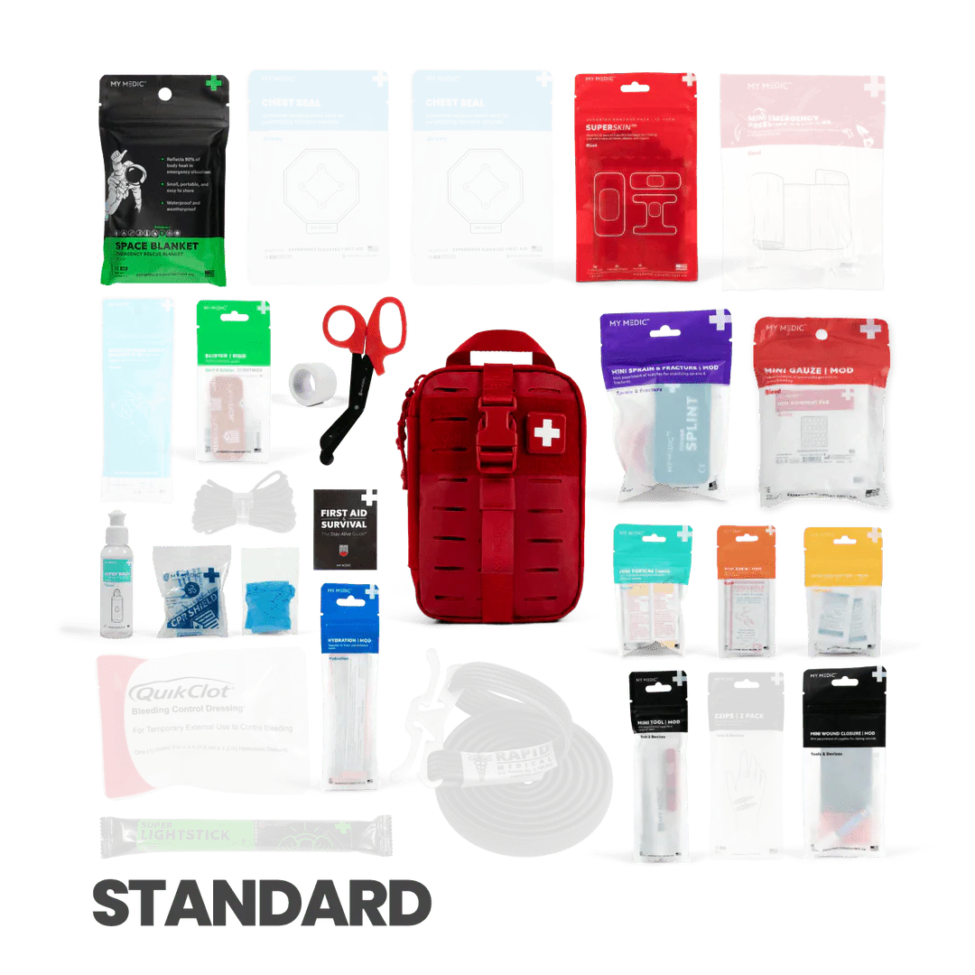 MY MEDIC MYFAK™ MINI FIRST AID KIT | COMPACT TACTICAL EMERGENCY MEDICAL KIT