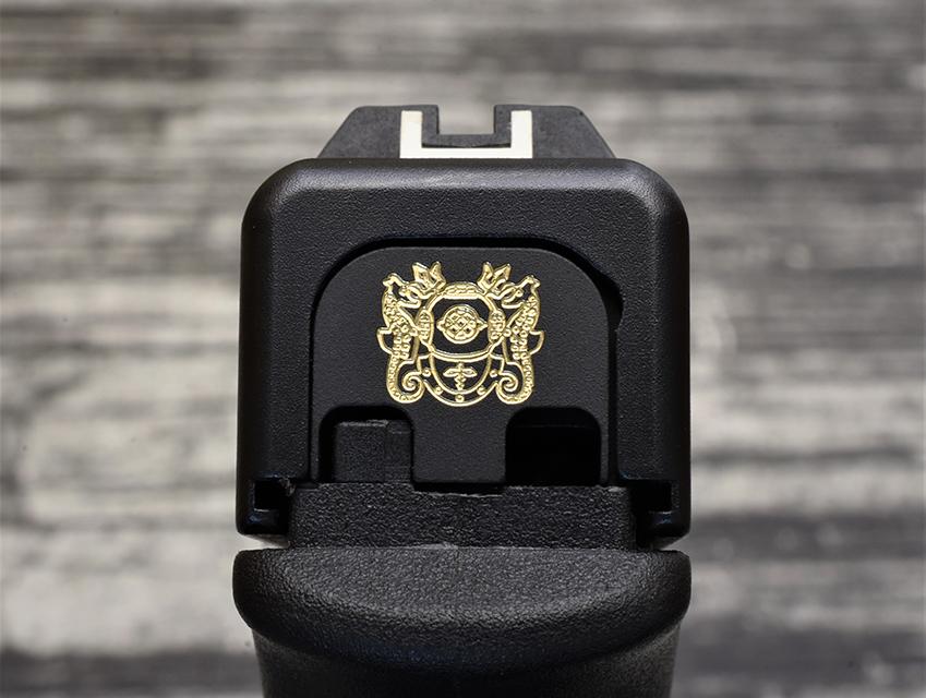 MILSPIN NAVY GLOCK SLIDE BACK PLATES