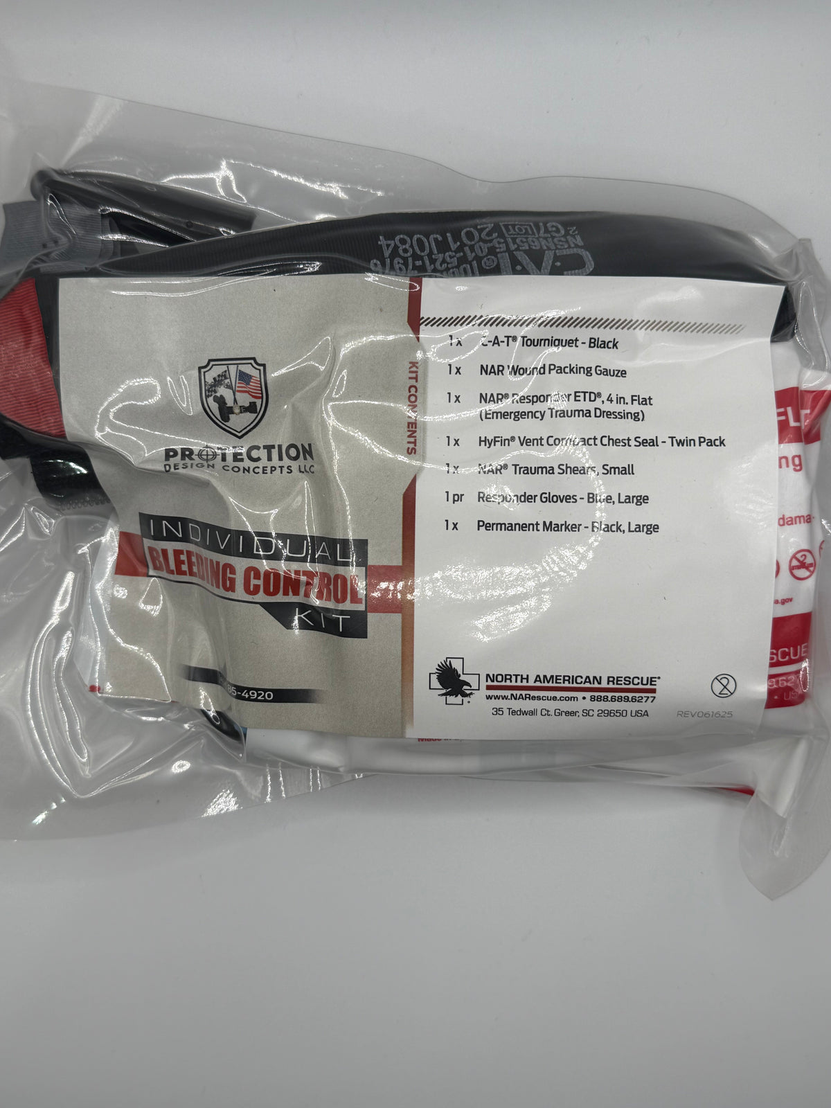 NORTH AMERICAN RESCUE INDIVIDUAL FIRST AID KIT (IFAK) MEDICAL
