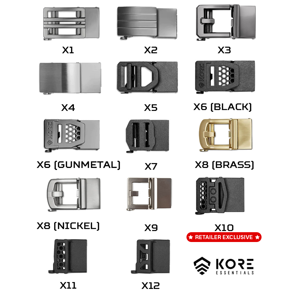 Kore Essentials X Series Buckles