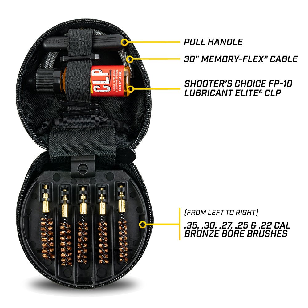 OTIS RIFLE CLEANING KIT - ESSENTIAL MAINTENANCE TOOL