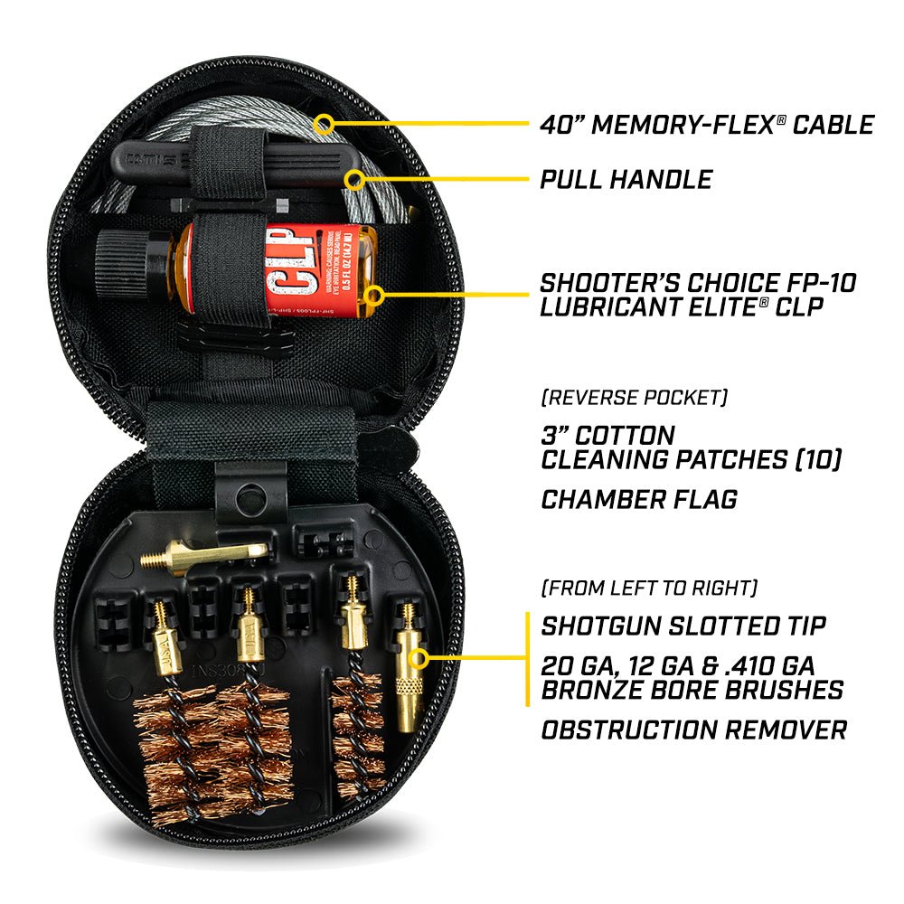 OTIS SHOTGUN CLEANER KIT - KEEP YOUR FIREARM SPOTLESS!