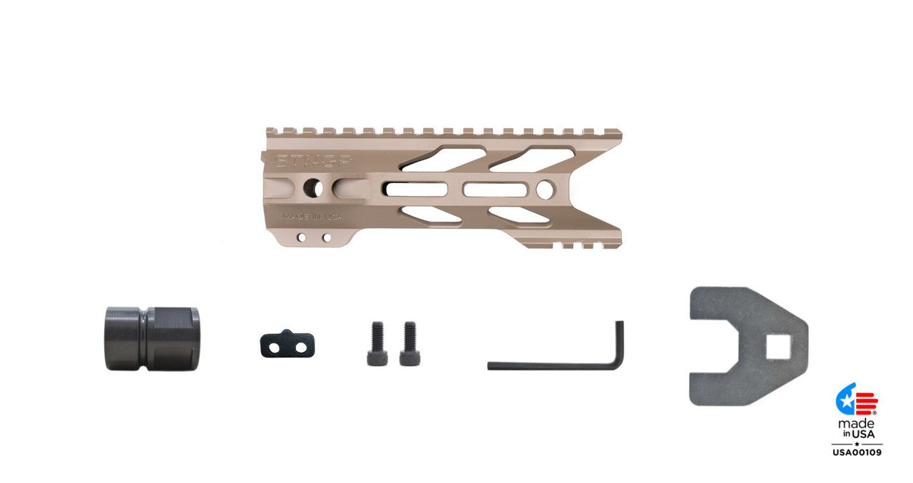 STNGR HWK® M-LOK Free Float AR-15 Handguard