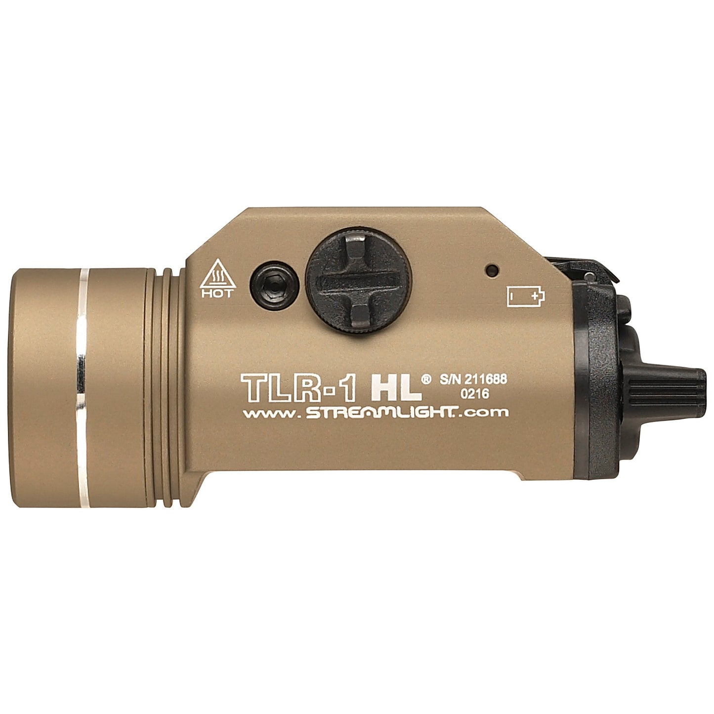 STREAMLIGHT TLR-1 HL 1000 LUMEN FDE TACTICAL LIGHT