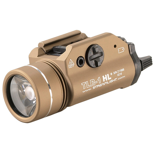 STREAMLIGHT TLR-1 HL 1000 LUMEN FDE TACTICAL LIGHT