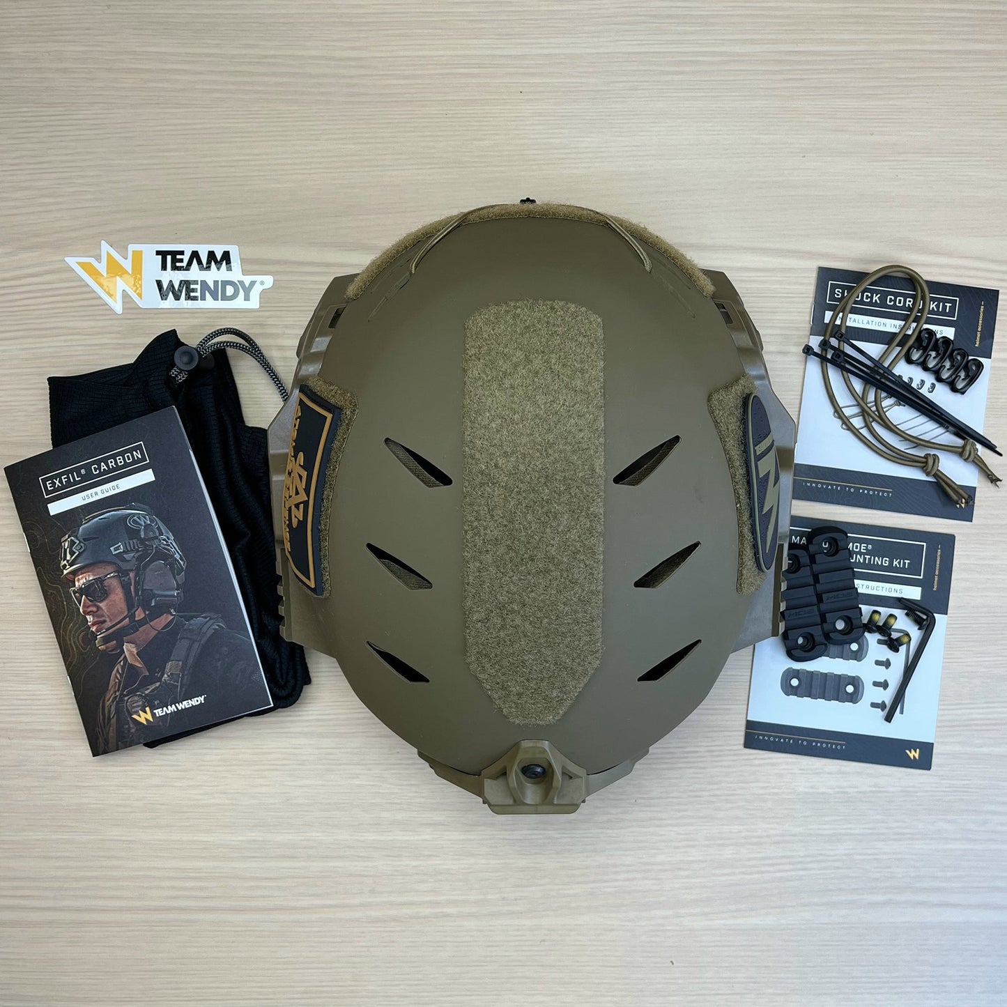 TEAM WENDY EXFIL CARBON | BUMP HELMET W/ EXFILL RAIL 3.0