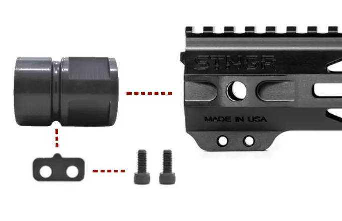 STNGR VLCN® M-LOK FREE FLOAT AR-15 HANDGUARD