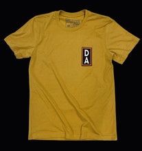 Load image into Gallery viewer, Direct Action &quot;Waterboarding&quot; Tee (Heather Black / Mustard)