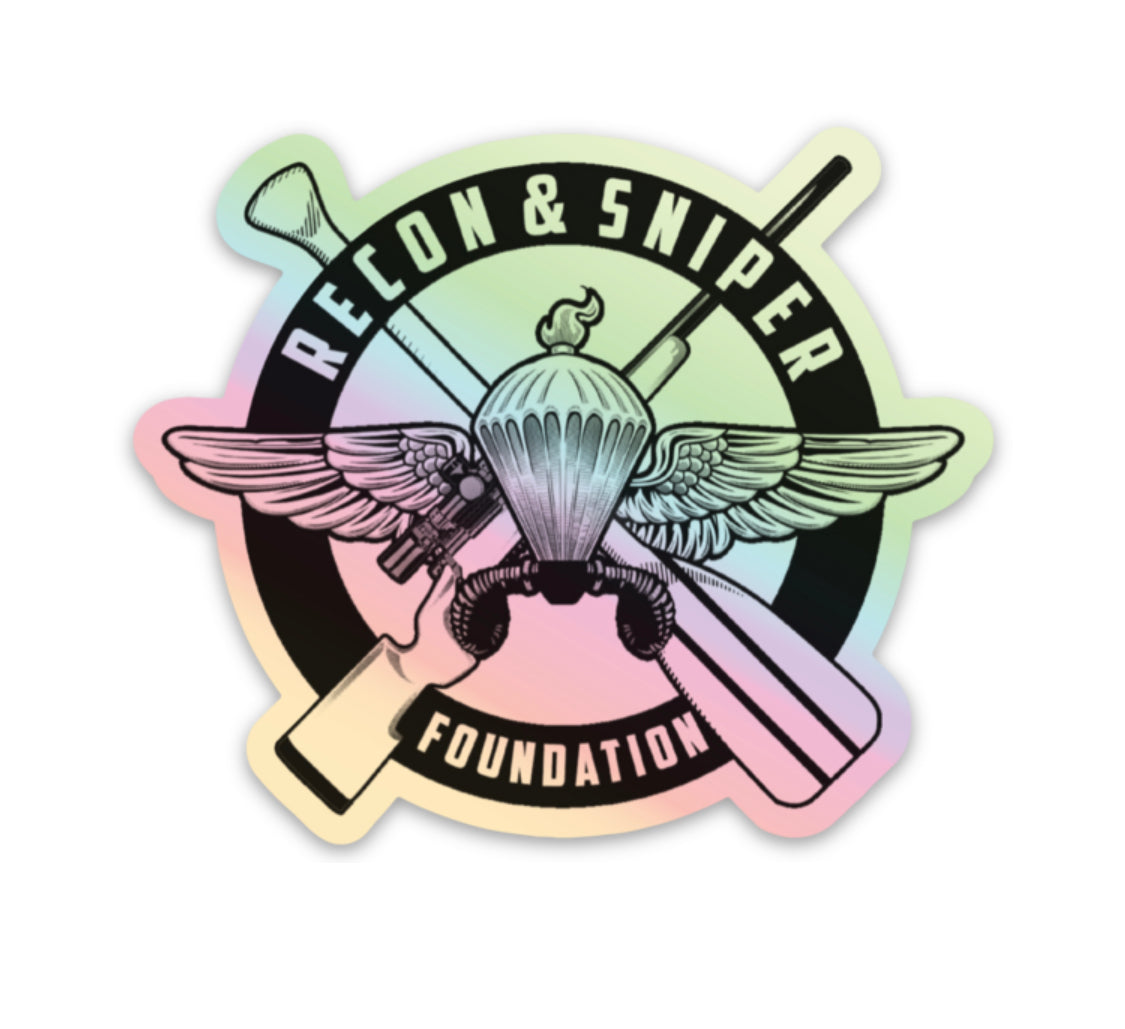 HOLOGRAPHIC RECON SNIPER FOUNDATION 3IN STICKER