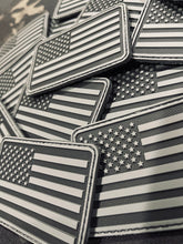 Load image into Gallery viewer, US Flag Velcro Patch (Black/Grey)