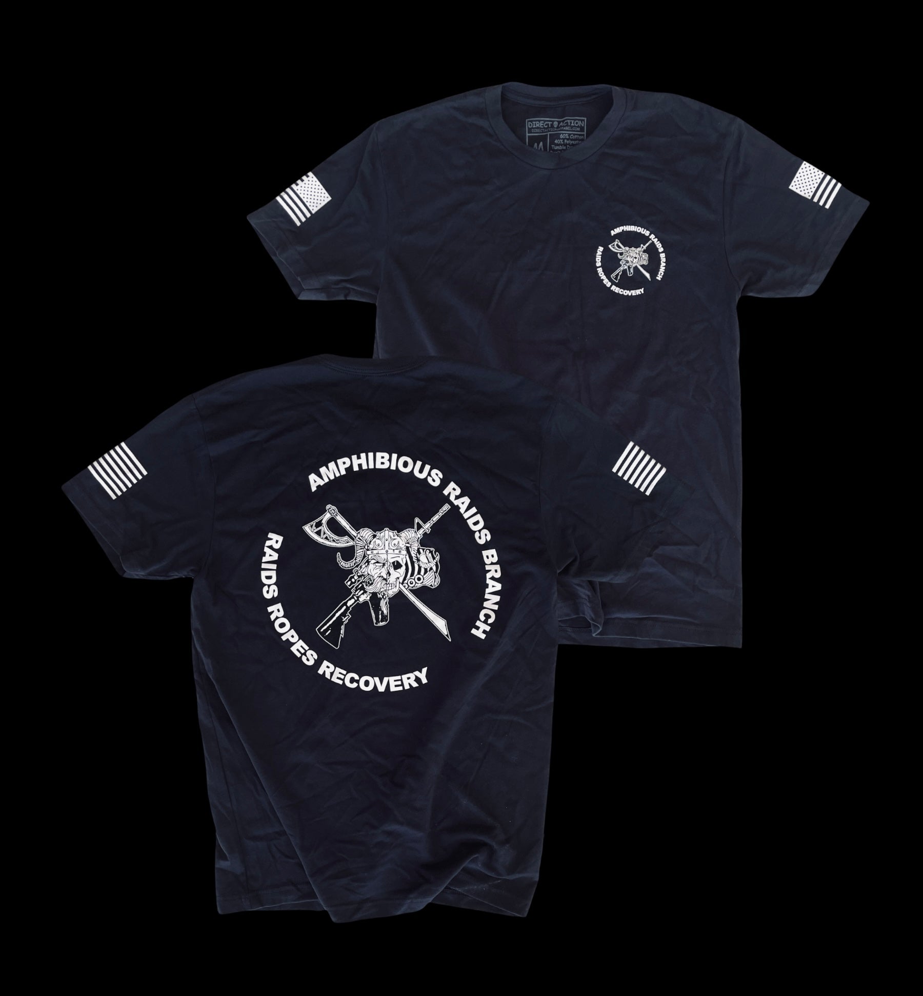 Raids Branch Tee Black Direct Action Apparel