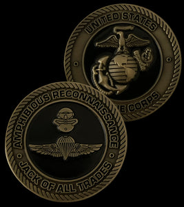 Amphib Recon "Dual Cool" Challenge Coin