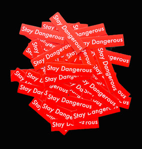 "Stay Dangerous" Sticker