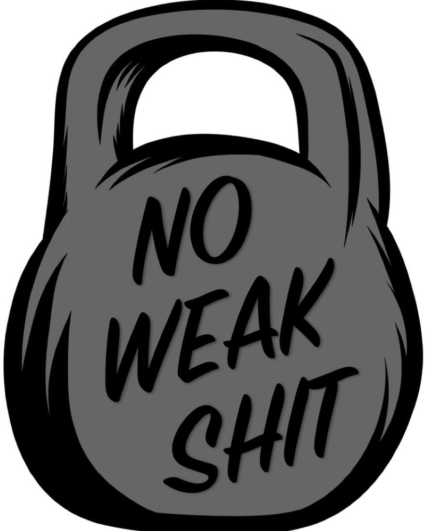 D.A. “No Weak Shit” 4 inch Sticker