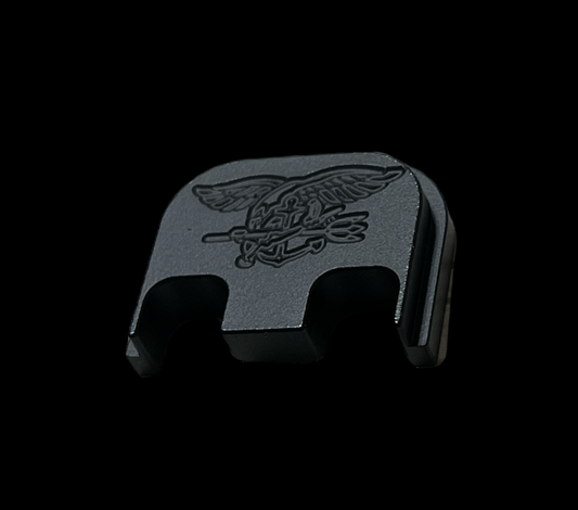 BLACKED OUT (TRIDENT) GLOCK BACK PLATE