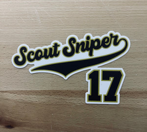 "Scout Sniper 17" Sticker