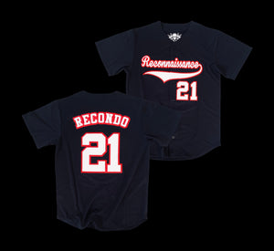 Recon Baseball Jersey (Black)