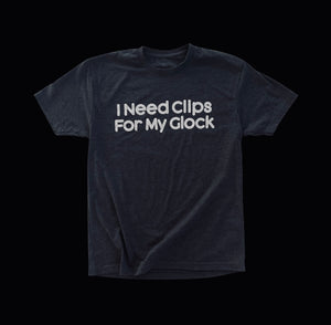 Direct Action "Clips For My Glock" Tee (Heather Charcoal)