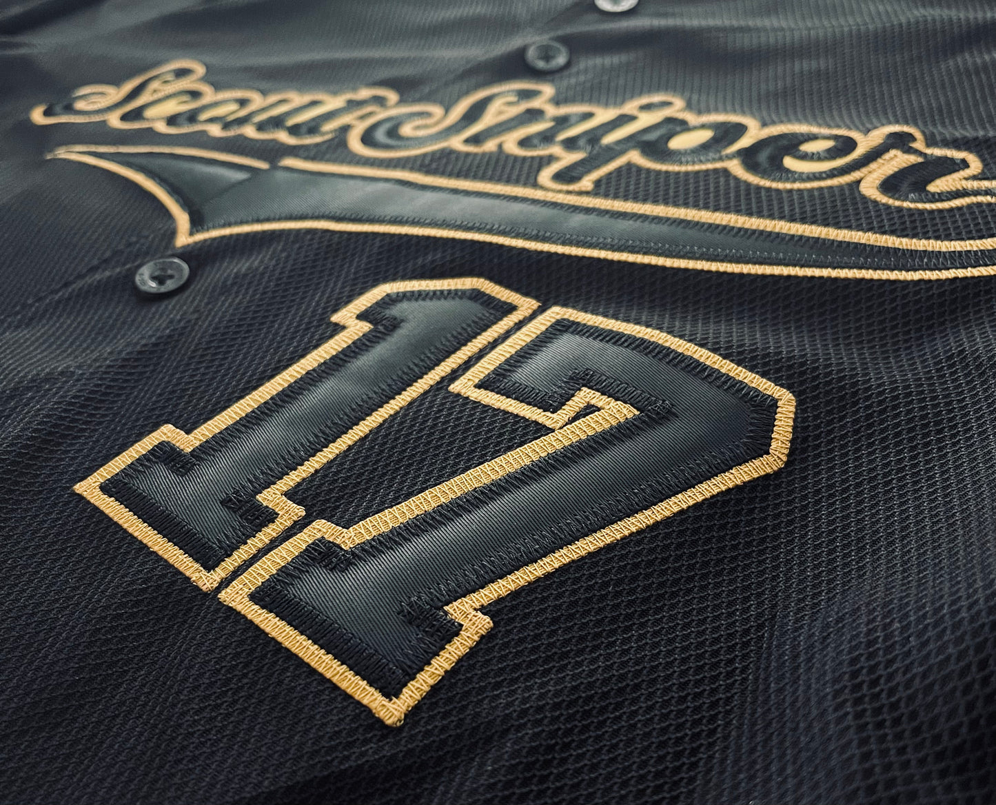 Scout Sniper Baseball Jersey (Black)