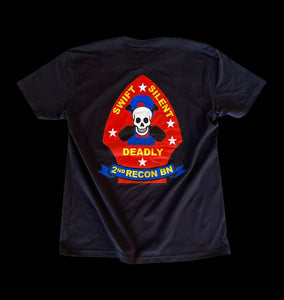 2nd Recon T-Shirt (Black) Amphib Recon