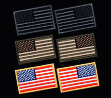 Load image into Gallery viewer, 2 Pack US Flag Velcro Patch (Multi Colors Available)