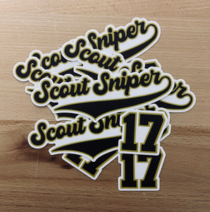 "Scout Sniper 17" Sticker