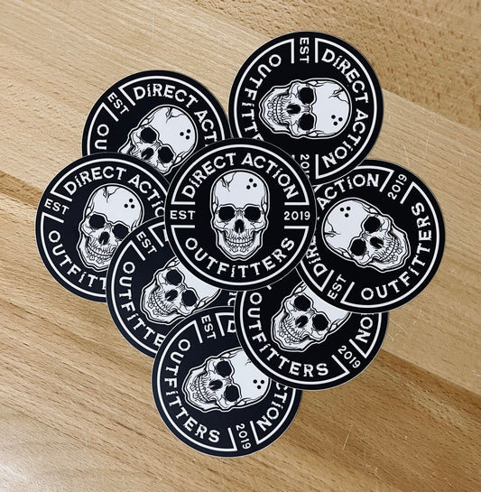 DA Outfitters Round Sticker