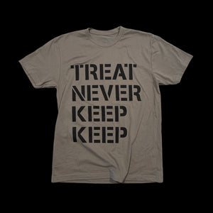 Direct Action “Safety Rules” Tee (Warm Grey)