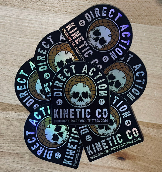 DA HOLOGRAPHIC "KINETIC CO" 3IN STICKER