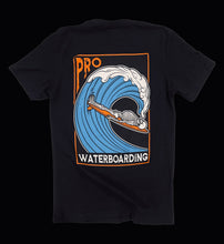 Load image into Gallery viewer, Direct Action &quot;Waterboarding&quot; Tee (Heather Black / Mustard)