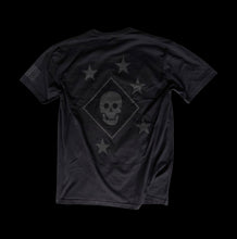 Load image into Gallery viewer, Raider Logo T-Shirt (Subdued Black)